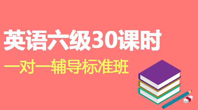 英语六级30课时一对一辅导标准班