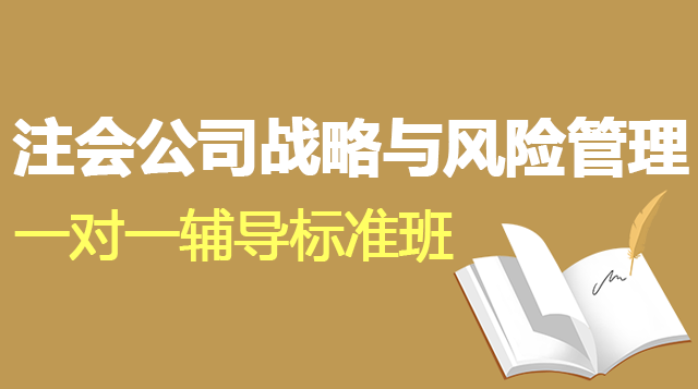 注会公司战略与风险管理一对一辅导标准班